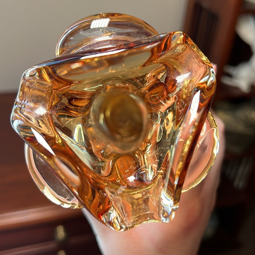 Vintage Czech Art Glass Vase by Jan Beranek for Skrdlovice - Picture 9 of 12